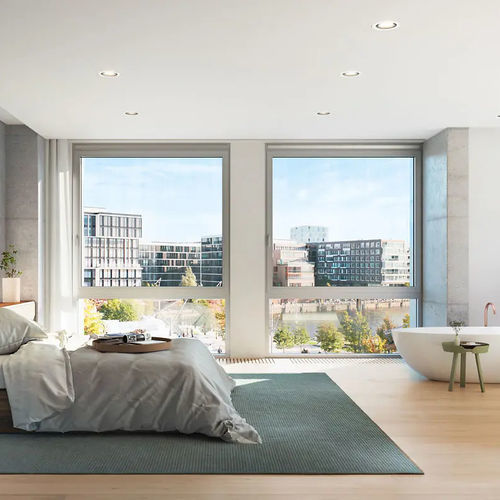 Système de ventilation centralisé - VENTOFRAME ASONIC - Schüco - résidentiel / professionnel / pour maison