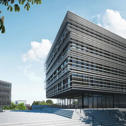 Brise-soleil aluminium - ALB - Schüco - pour fenêtre / vertical / horizontal