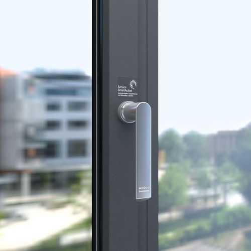 Poignée de porte - SMARTACTIVE - Schüco - pour fenêtre / en aluminium / contemporaine