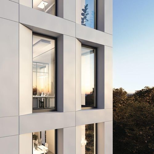 Fenêtre aluminium - AWS 90 BS.SI+ - Schüco - battante / coulissante / fixe