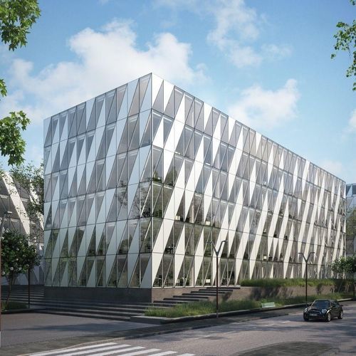 Mur-rideau dynamique - AF UDC 80 SG - Schüco - en aluminium et en verre / en verre / transparent