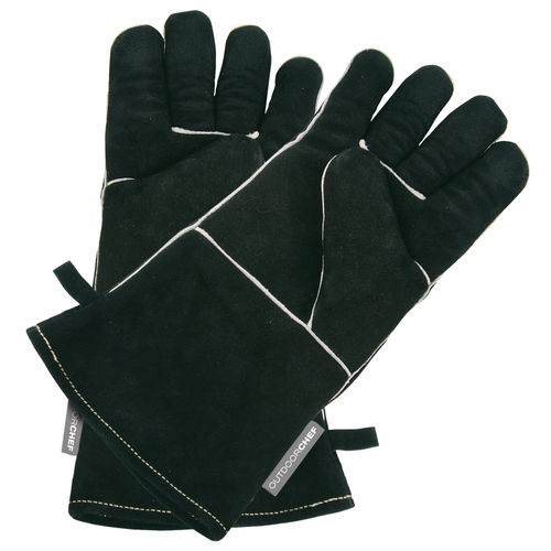 Gant antichaleur - 14.491.20 - Outdoor Chef - isolant / en cuir / manchette
