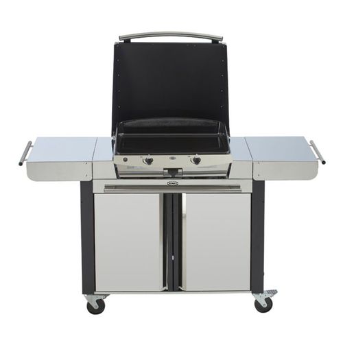 Barbecue électrique - ELEKTRA 60 - ENO PLANCHA - mobile / en inox / avec chariot