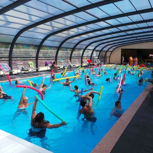 Abri de piscine adossé - VLD ADOSADA DESLIZANTE - VEGAMETAL - fixe / en polycarbonate / avec actionnement manuel