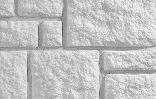 Plaquette de parement en pierre reconstituée - LANDHOUSE WHITE - Klimex - extérieure / intérieure / 100% recyclable