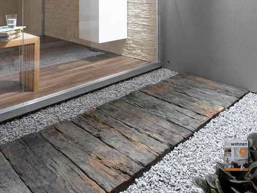 Pavage en bois - STONEWOOD - Klimex - en pierre / piéton