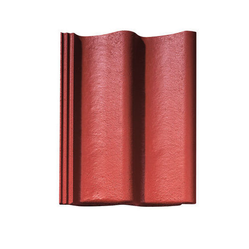 Tuile panne - Tradipanne - MONIER - en béton / grand moule / rouge