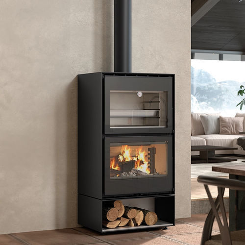 Poêle à bois - HEBAR - ROCAL - 5 kW - 10 kW / 10 kW - 20 kW / à poser