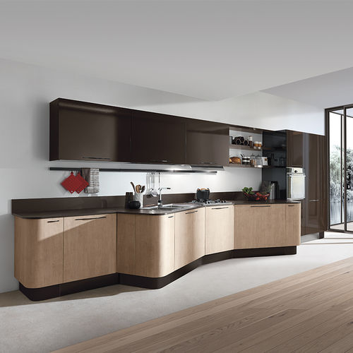 Cuisine contemporaine - PENELOPE  - ARAN Cucine - en aluminium / en stratifié / avec îlot