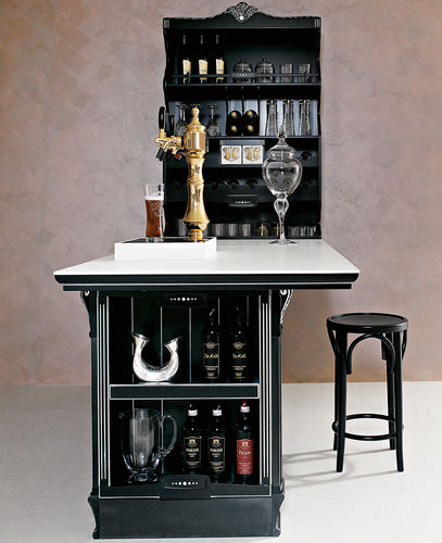 Meuble bar classique - IMPERIAL - ARAN Cucine - en bois laqué / noir