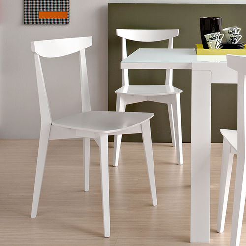 Chaise contemporaine - EVERGREEN - ARAN Cucine - d'intérieur / en bois laqué / écolabel FSC