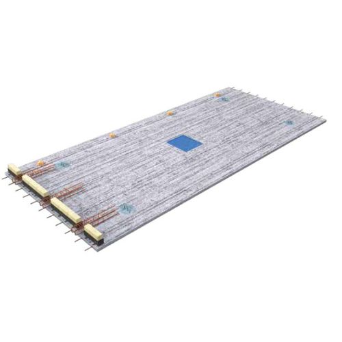 Prédalle en béton - THERMOPRÉDALLE® - KP1 - précontrainte / avec rupture des ponts thermiques