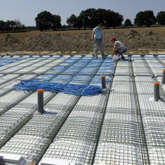 Plancher poutrelles-hourdis - MILLIWATT - KP1 - en béton / entrevous isolants