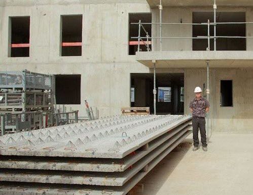 Bâtiment préfabriqué - STRASBOURG - KP1 - en béton / pour logement collectif / contemporain