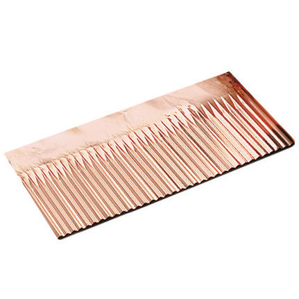 Solin de toiture - COPPER COLOR CORRUGATED - BWK Dachzubehör