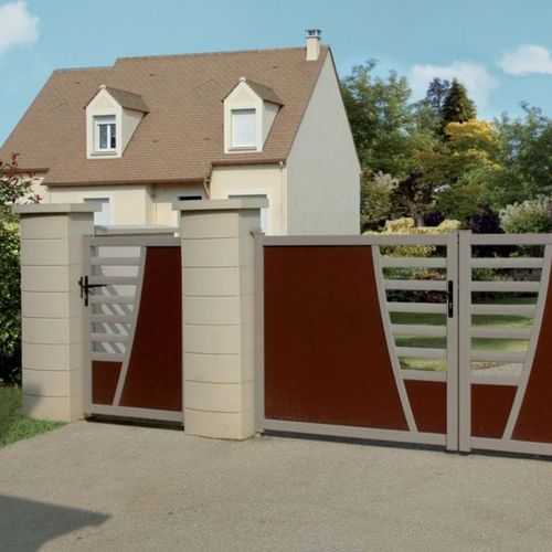 Pilier pour clôture en pierre reconstituée - OVALIS - WESER
