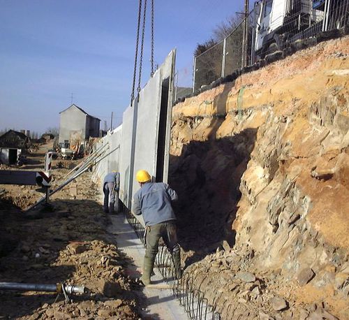 Prémur en béton armé - RECTOR - en béton préfabriqué