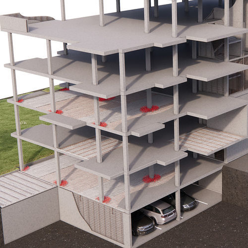 Dalle de plancher préfabriquée en béton armé - CAMELEO - RECTOR