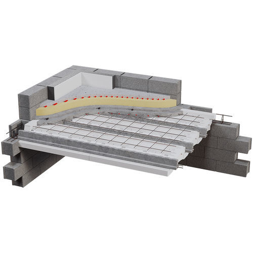 Plancher poutrelles-hourdis - EQUATIO® DUO - RECTOR - en béton / entrevous isolants