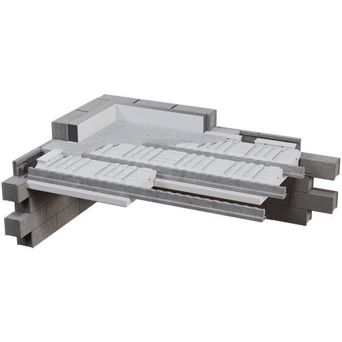 Plancher poutrelles-hourdis - HAUT DE SOUS-SOL EQUATIO® - RECTOR - en béton / entrevous en polystyrène / pour maison