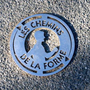 Plaque signalétique touristique - CLOU PERSONNALISÉ - FRANCE INOX INDUSTRIE - au sol / en inox / d'extérieur