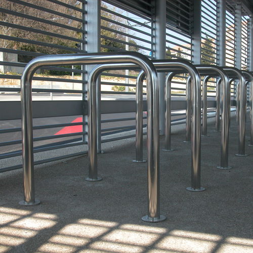 Range-vélo au sol - MISTRAL T1 - FRANCE INOX INDUSTRIE - pour espace public / en inox / professionnel