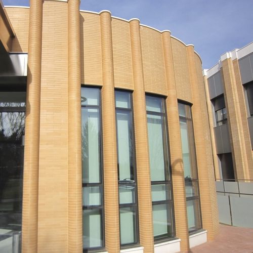 Brique pour façade - MEZQUITA - La Paloma Cerámicas - creuse / lisse / jaune
