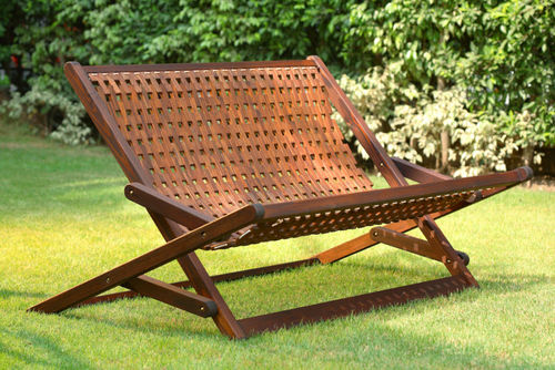 Canapé classique - 207 P - Al Cazar Fine Woods - de jardin / marron / en bois
