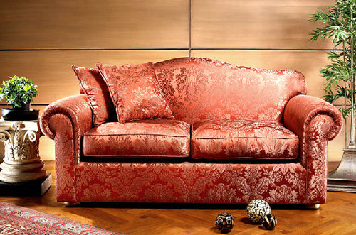 Canapé classique - 3147A4 - Al Cazar Fine Woods - de style cottage / en tissu / rouge