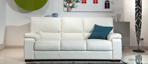 Canapé modulable - DONY - Alpa Salotti - contemporain / en cuir / avec repose-pieds