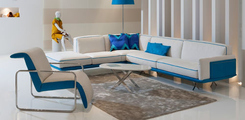 Canapé modulable - LA DOLCEVITA - Alpa Salotti - contemporain / en tissu / en cuir