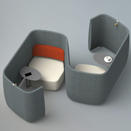 Fauteuil modulable - AIRWAVE 06/P/T - ALTEK ITALIA DESIGN - contemporain / en tissu / en simili cuir