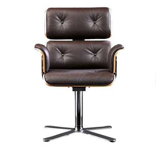 Chaise visiteur design original - ARMADILLO 5 - ALTEK ITALIA DESIGN - d'intérieur / en cuir / en tissu