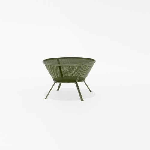 Table basse contemporaine - QUIZAS - ALTEK ITALIA DESIGN - en fer / en maille métallique / avec piètement en fer