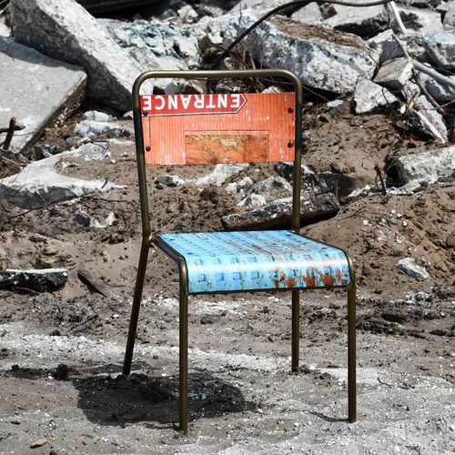 Chaise contemporaine - PEL_94 - ALTEK ITALIA DESIGN - pour intérieur / pour extérieur / aluminium