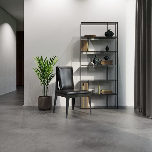 Chaise de salle à manger contemporaine - WEST COAST - ALTEK ITALIA DESIGN - d'intérieur / aluminium / en cuir
