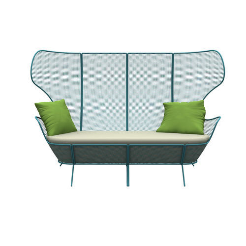Canapé modulable - QUIZAS - ALTEK ITALIA DESIGN - contemporain / d'extérieur / en fer
