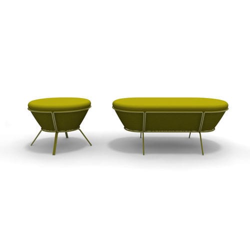 Pouf design industriel - QUIZAS - ALTEK ITALIA DESIGN - en fer / en tissu / en résille