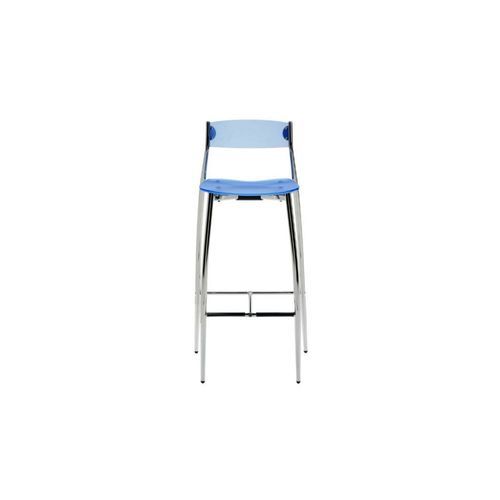 Tabouret contemporain - BABA - ALTEK ITALIA DESIGN - en PMMA / avec piètement en acier / avec repose-pieds