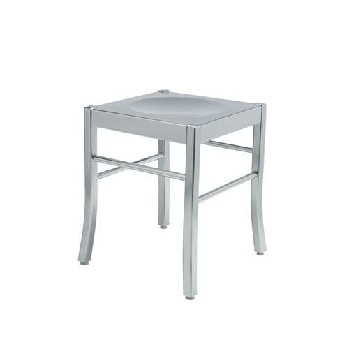 Tabouret contemporain - KORE - ALTEK ITALIA DESIGN - en aluminium / avec piètement en aluminium / à hauteur réduite