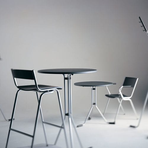 Table mange-debout contemporaine - VERTIGO LV33 - ALTEK ITALIA DESIGN - en acier / avec piètement en acier / carrée