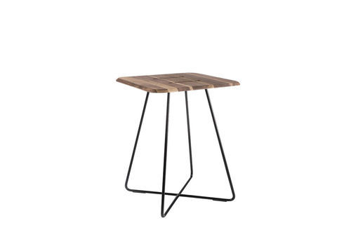 Table basse contemporaine - LEVANTE - ALTEK ITALIA DESIGN - en contreplaqué / avec piètement en fer / carrée