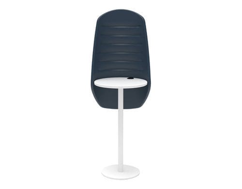 Sellette moderne - ERMES - ALTEK ITALIA DESIGN - en HPL / avec piètement en acier / ronde