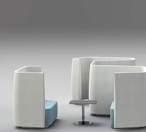 Table basse contemporaine - AIRWAVE 40 - ALTEK ITALIA DESIGN - en HPL / avec piètement en acier inoxydable / carrée