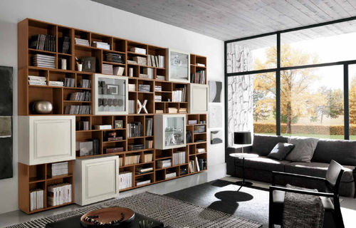Bibliothèque contemporaine - COMPOSIZIONE 6 VINTAGE - Rossetto Armobil - en bois