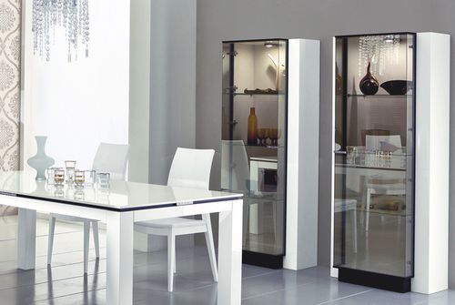 Vitrine contemporaine - DIAMOND - Rossetto Armobil - en verre / éclairée