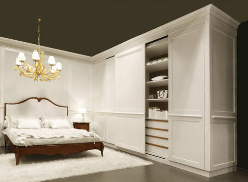 Armoire d'angle - 2807/FM - Arte Antiqua di Zen Adriano - classique / en bois / à porte coulissante