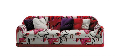Canapé contemporain - TEODORO - Biesse - en tissu / avec revêtement amovible / multicolore