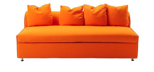Canapé lit - QUARTO - Biesse - contemporain / avec revêtement amovible / jaune