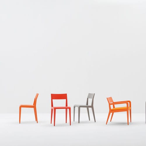 Chaise contemporaine - ARAGOSTA - Billiani - d'intérieur / en tissu / en frêne